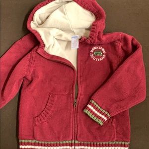 Boys zip up sweater
